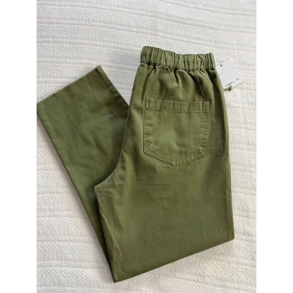 O’NEILL WOMEN’S SMALL CURTIS PANTS IN ARMY GREEN - Picture 6 of 12